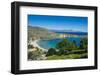 Pallas Beach in Lindos, Rhodes, Dodecanese Islands, Greek Islands, Greece, Europe-Michael Runkel-Framed Photographic Print