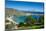 Pallas Beach in Lindos, Rhodes, Dodecanese Islands, Greek Islands, Greece, Europe-Michael Runkel-Mounted Photographic Print