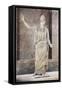 Pallas De Velletri, Statue of Helmeted Athena, Roman Copy of a Greek Original-null-Framed Stretched Canvas