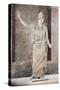 Pallas De Velletri, Statue of Helmeted Athena, Roman Copy of a Greek Original-null-Stretched Canvas