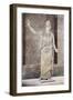 Pallas De Velletri, Statue of Helmeted Athena, Roman Copy of a Greek Original-null-Framed Giclee Print