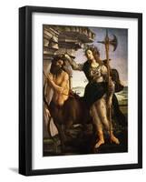 Pallas or Minerva and the Centaur c.1480-Sandro Botticelli-Framed Giclee Print