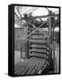 Palletising Machine at Whitwick Brickworks, Coalville, Leicestershire, 1963-Michael Walters-Framed Stretched Canvas