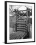 Palletising Machine at Whitwick Brickworks, Coalville, Leicestershire, 1963-Michael Walters-Framed Photographic Print