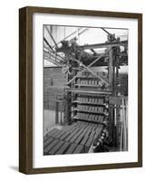 Palletising Machine at Whitwick Brickworks, Coalville, Leicestershire, 1963-Michael Walters-Framed Photographic Print