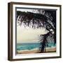 Palm and Beach-Lisa Hill Saghini-Framed Photographic Print