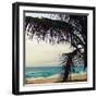 Palm and Beach-Lisa Hill Saghini-Framed Photographic Print