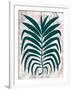 Palm and Marble-null-Framed Art Print