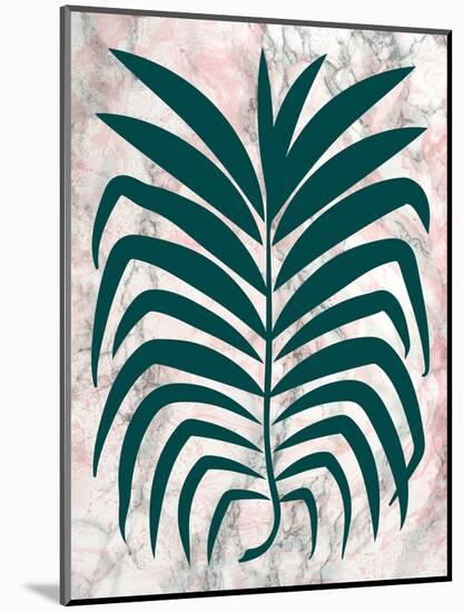 Palm and Marble-null-Mounted Art Print