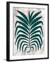 Palm and Marble-null-Framed Art Print