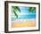 Palm and Tropical Beach-Aleksandr Ozerov-Framed Photographic Print