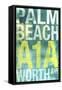 Palm Beach 1-Cory Steffen-Framed Stretched Canvas