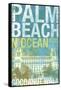 Palm Beach 2-Cory Steffen-Framed Stretched Canvas