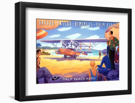 Palm Beach Aero-Kerne Erickson-Framed Art Print