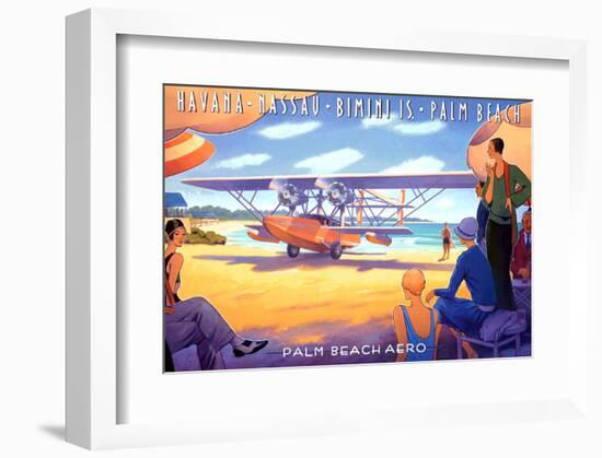 Palm Beach Aero-Kerne Erickson-Framed Art Print