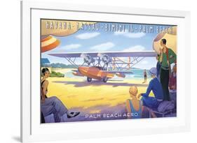 Palm Beach Aero-Kerne Erickson-Framed Premium Giclee Print