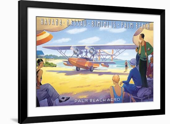 Palm Beach Aero-Kerne Erickson-Framed Premium Giclee Print