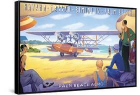 Palm Beach Aero-Kerne Erickson-Framed Stretched Canvas