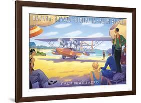 Palm Beach Aero-Kerne Erickson-Framed Art Print