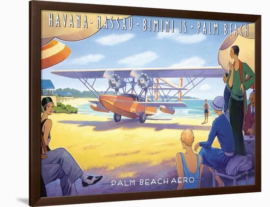 Palm Beach Aero-Kerne Erickson-Framed Art Print