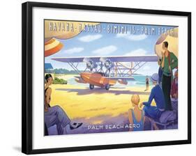 Palm Beach Aero-Kerne Erickson-Framed Art Print