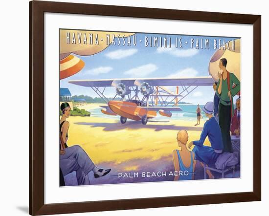 Palm Beach Aero-Kerne Erickson-Framed Art Print