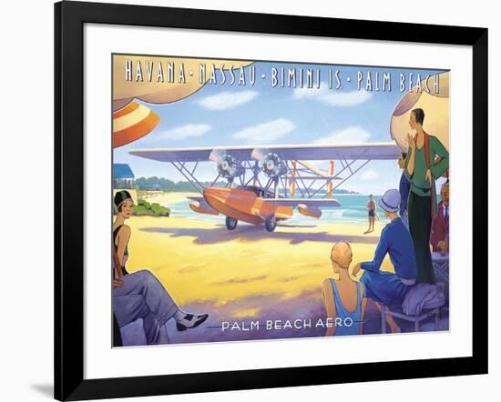 Palm Beach Aero-Kerne Erickson-Framed Art Print