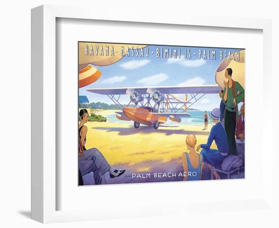Palm Beach Aero-Kerne Erickson-Framed Art Print