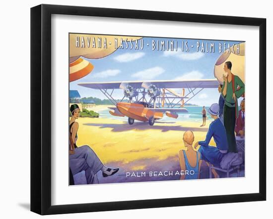 Palm Beach Aero-Kerne Erickson-Framed Art Print