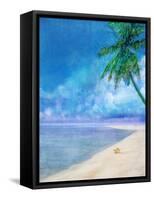 Palm Beach and Shell-Ken Roko-Framed Stretched Canvas