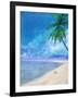 Palm Beach and Shell-Ken Roko-Framed Art Print