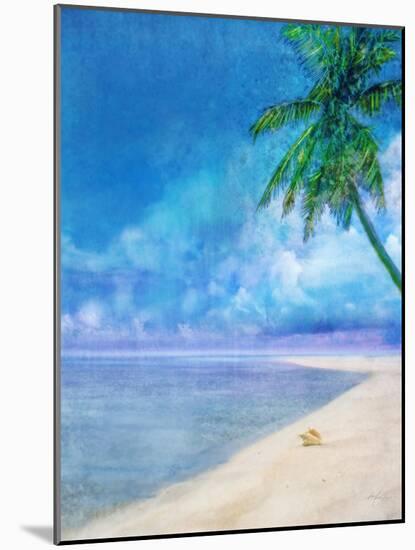 Palm Beach and Shell-Ken Roko-Mounted Art Print