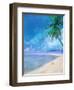 Palm Beach and Shell-Ken Roko-Framed Art Print