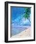 Palm Beach and Shell-Ken Roko-Framed Art Print