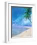 Palm Beach and Shell-Ken Roko-Framed Art Print