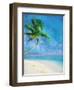 Palm Beach and Starfish-Ken Roko-Framed Art Print