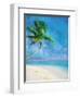 Palm Beach and Starfish-Ken Roko-Framed Art Print