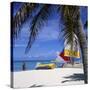 Palm Beach, Aruba-null-Stretched Canvas