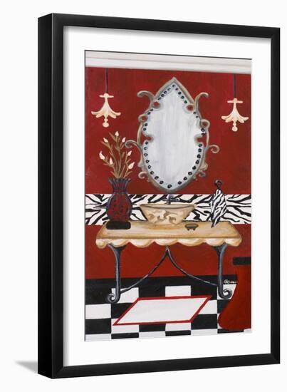 Palm Beach Bath II-Gina Ritter-Framed Art Print