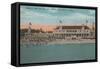 Palm Beach, FL - Oceanview of the Breakers Casino-Lantern Press-Framed Stretched Canvas