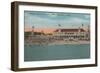 Palm Beach, FL - Oceanview of the Breakers Casino-Lantern Press-Framed Art Print