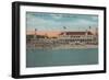 Palm Beach, FL - Oceanview of the Breakers Casino-Lantern Press-Framed Art Print