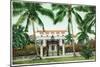 Palm Beach, Florida - Flagler House, Whitehall Exterior View-Lantern Press-Mounted Art Print