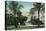 Palm Beach, Florida - Royal Poinciana Entrance and Grounds View-Lantern Press-Stretched Canvas