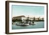 Palm Beach, Florida - Royal Poinciana Hotel View from Water-Lantern Press-Framed Art Print