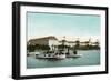 Palm Beach, Florida - Royal Poinciana Hotel View from Water-Lantern Press-Framed Art Print