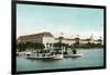 Palm Beach, Florida - Royal Poinciana Hotel View from Water-Lantern Press-Framed Art Print