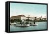 Palm Beach, Florida - Royal Poinciana Hotel View from Water-Lantern Press-Framed Stretched Canvas