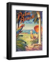 Palm Beach, Florida-Kerne Erickson-Framed Art Print