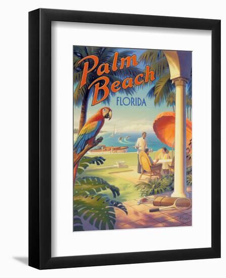 Palm Beach, Florida-Kerne Erickson-Framed Art Print